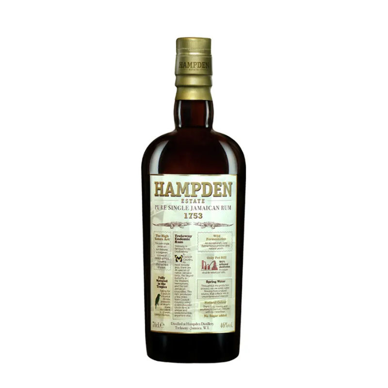 HAMPDEN - 1753 - 46% - 70CL HAMPDEN - 1753 - 46% - 70CL