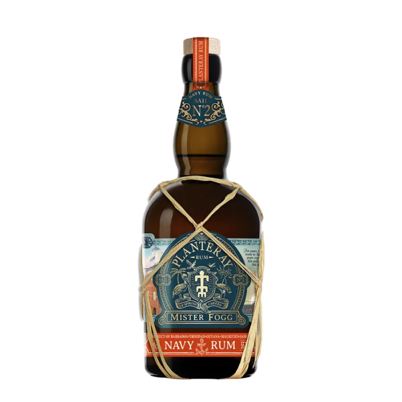 PLANTERAY RUM - MISTER FOGG - NAVY RUM - SAIL N°2 - 55,7% - 70CL PLANTERAY RUM - MISTER FOGG - NAVY RUM - SAIL N°2 - 55,7% - 70CL