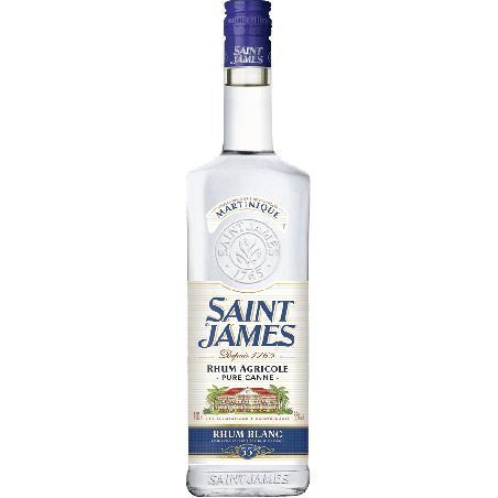 SAINT JAMES - RHUM BLANC - 55% - 1L