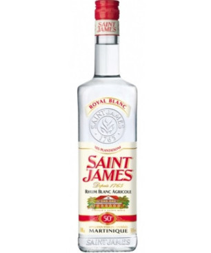 SAINT JAMES - RHUM BLANC - ROYAL BLANC - 50% - 1L