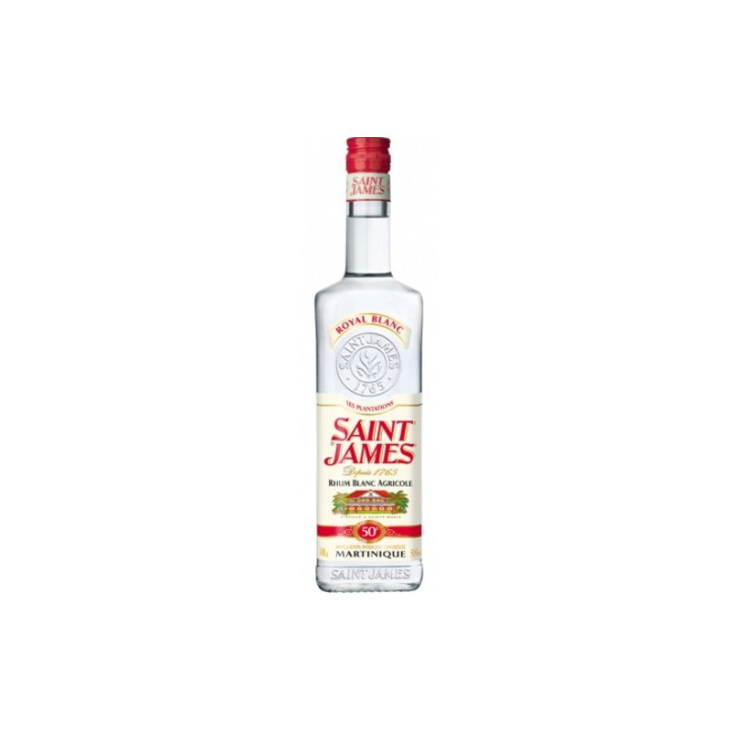 SAINT JAMES - RHUM BLANC - ROYAL BLANC - 50% - 1L SAINT JAMES - RHUM BLANC - ROYAL BLANC - 50% - 1L