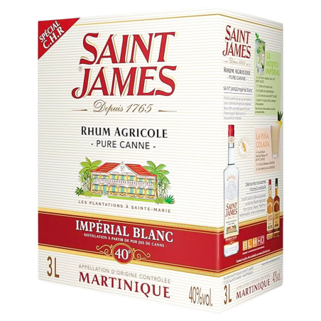SAINT-JAMES - CUBI RHUM BLANC - 50% - 3L