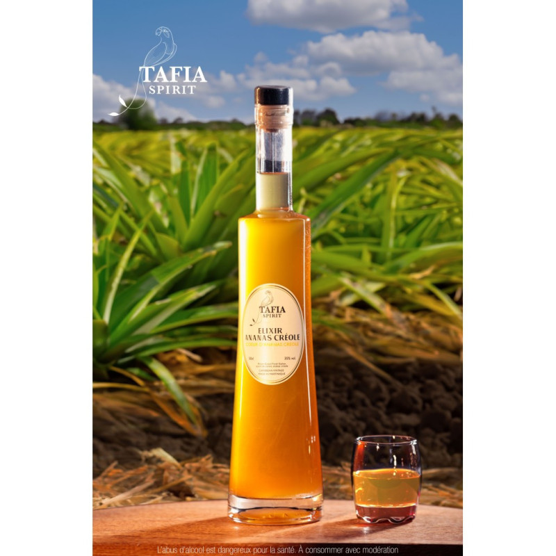 TAFIA SPIRIT - ELIXIR ANANAS CRÉOLE - 35% - 50CL TAFIA SPIRIT - ELIXIR ANANAS CRÉOLE - 35% - 50CL
