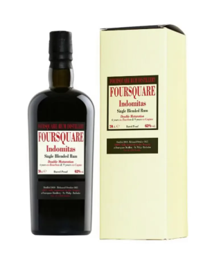 VELIER - FOURSQUARE - INDOMITAS - SINGLE BLENDED RUM - 2010 - 15 ANS - 62% - 70CL