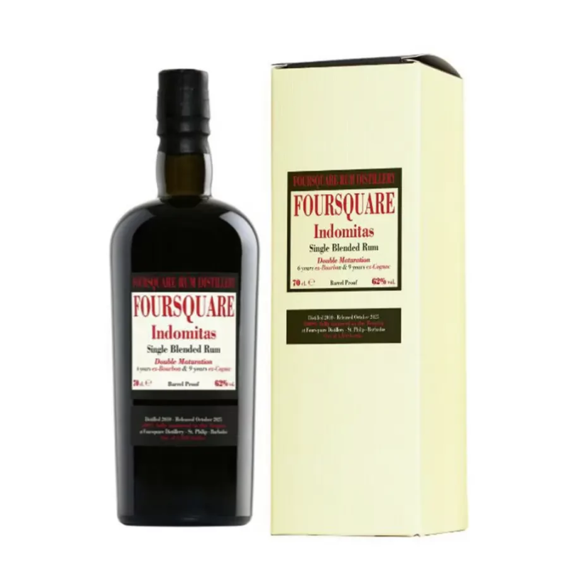 VELIER - FOURSQUARE - INDOMITAS - SINGLE BLENDED RUM - 2010 - 15 ANS - 62% - 70CL VELIER - FOURSQUARE - INDOMITAS - SINGLE BLENDED RUM - 2010 - 15 ANS - 62% - 70CL