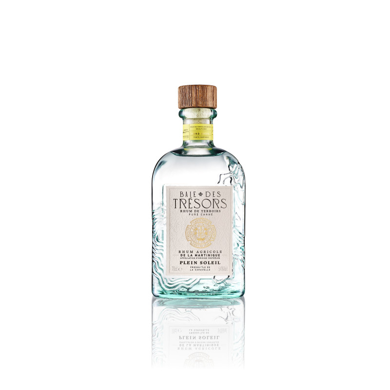 BAIE DES TRESORS - RHUM BLANC - PLEIN SOLEIL - 2022 - 54% - 70CL BAIE DES TRESORS - RHUM BLANC - PLEIN SOLEIL - 2022 - 54% - 70CL