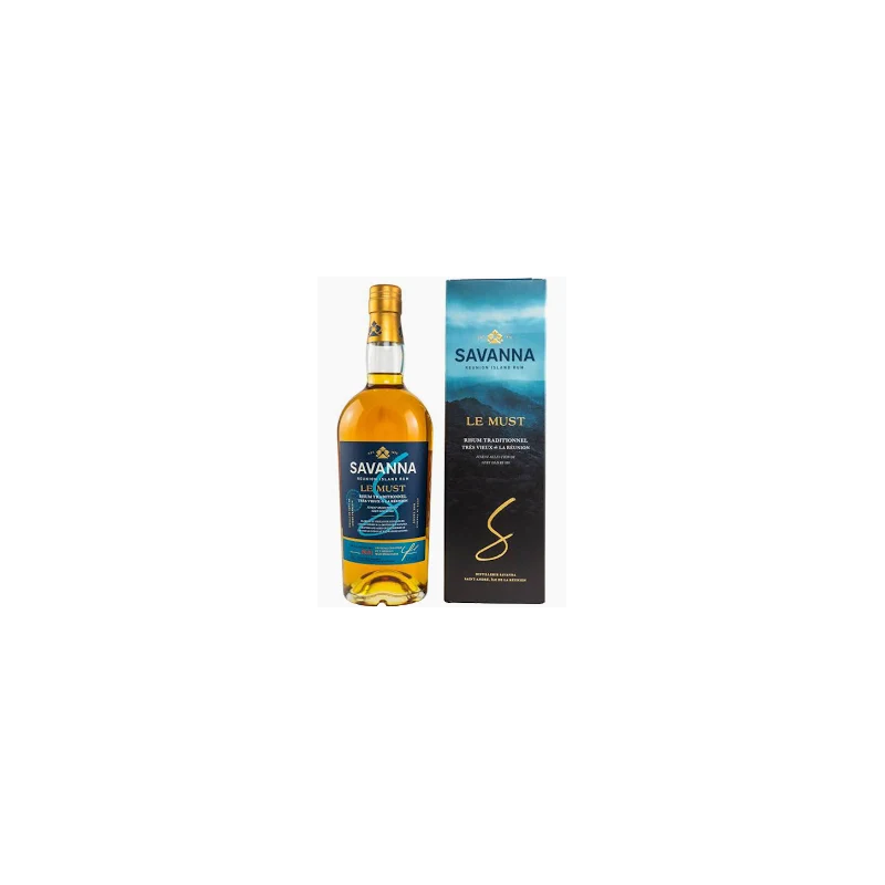SAVANNA - RHUM VIEUX - LE MUST - 45% - 70CL SAVANNA - RHUM VIEUX - LE MUST - 45% - 70CL