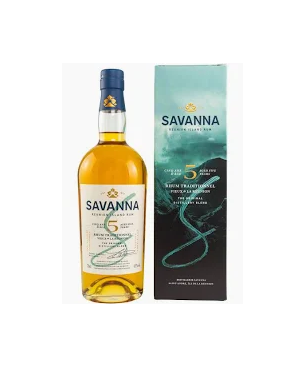SAVANNA - RHUM VIEUX - 5 ANS - 43% - 70CL