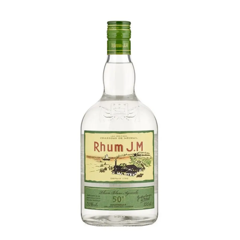 RHUM J.M - RHUM BLANC - 50% - 70CL RHUM J.M - RHUM BLANC - 50% - 70CL