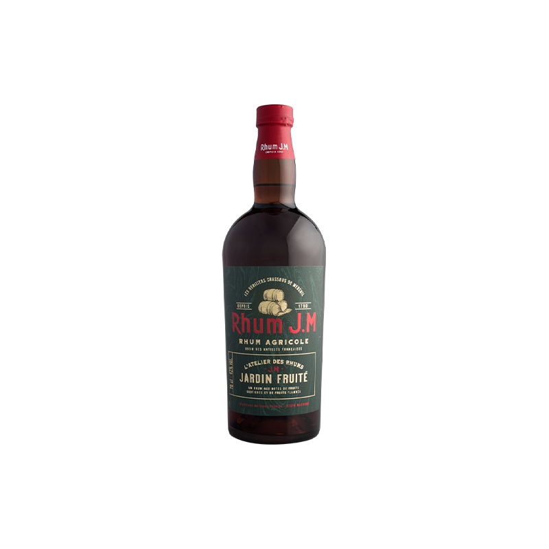 RHUM J.M - RHUM AMBRÉ - JARDIN FRUITÉ - 42% - 70CL RHUM J.M - RHUM AMBRÉ - JARDIN FRUITÉ - 42% - 70CL