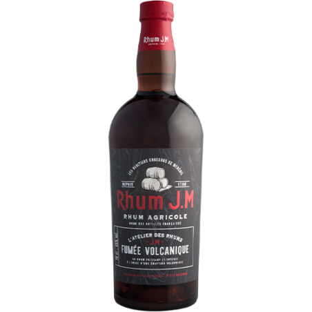 RHUM J.M - RHUM AMBRÉ - FUMÉE VOLCANIQUE - 49% - 70CL