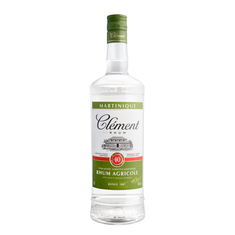 CLÉMENT - RHUM BLANC - 40% - 100CL CLÉMENT - RHUM BLANC - 40% - 100CL