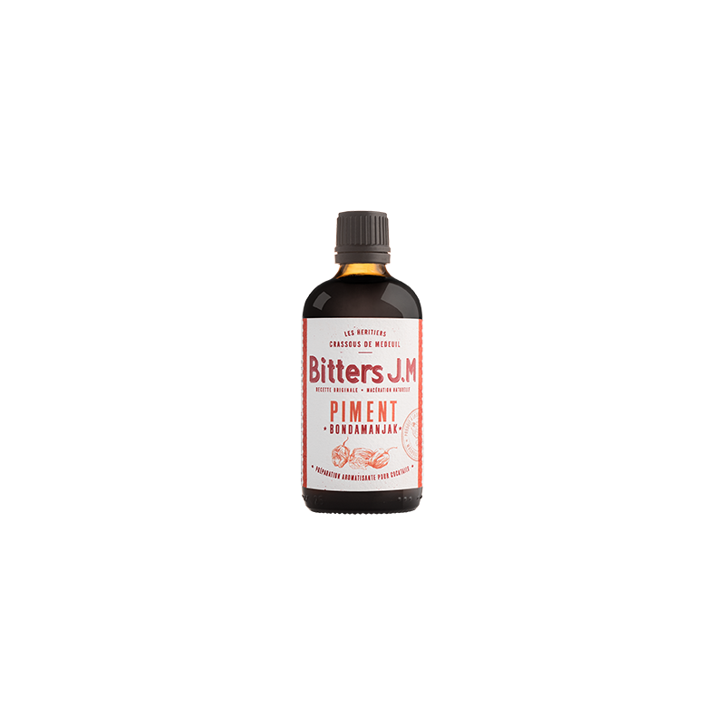 BITTERS J.M - PIMENT BONDAMANJAK - 46,1% - 10CL BITTERS J.M - PIMENT BONDAMANJAK - 46,1% - 10CL