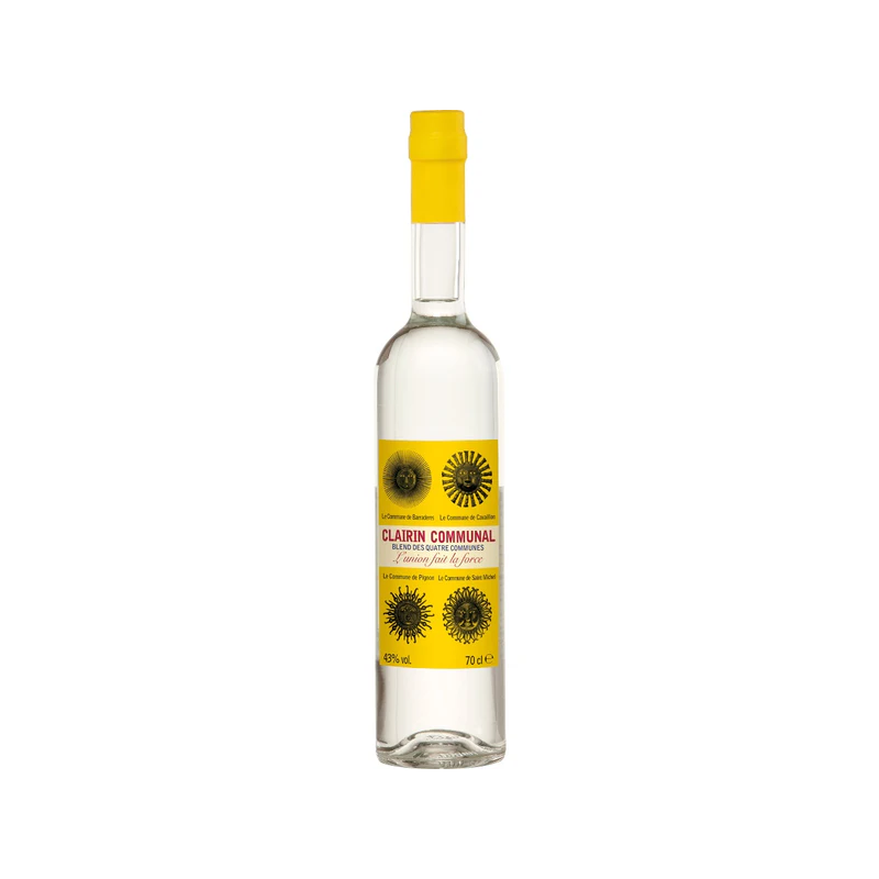 CLAIRIN - RHUM BLANC - COMMUNAL - 43% - 70CL