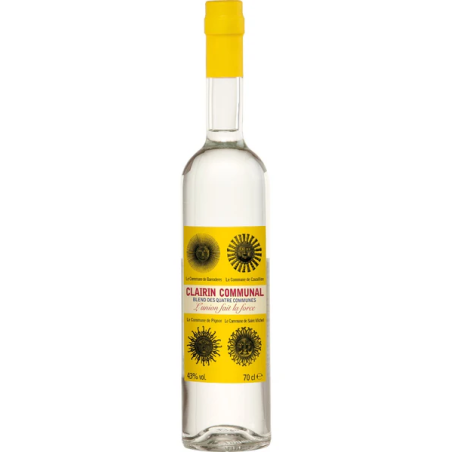 CLAIRIN - RHUM BLANC - COMMUNAL - 43% - 70CL