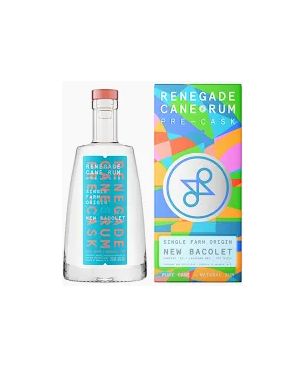 RENEGADE CANE RUM - RHUM BLANC - NEW BACOLET - 50% - 70CL