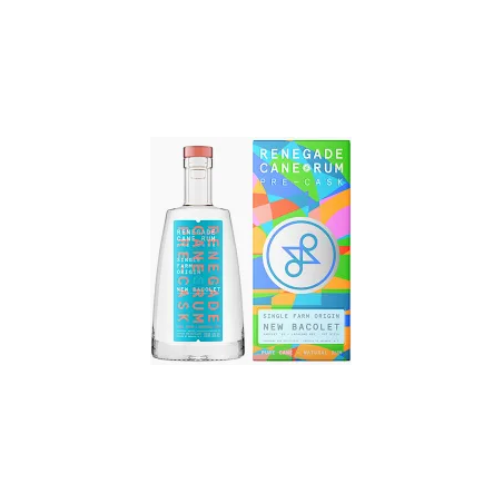 RENEGADE CANE RUM - RHUM BLANC - NEW BACOLET - 50% - 70CL