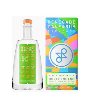 RENEGADE CANE RUM - RHUM BLANC - DUNFERMLINE POT STILL - 50% - 70CL
