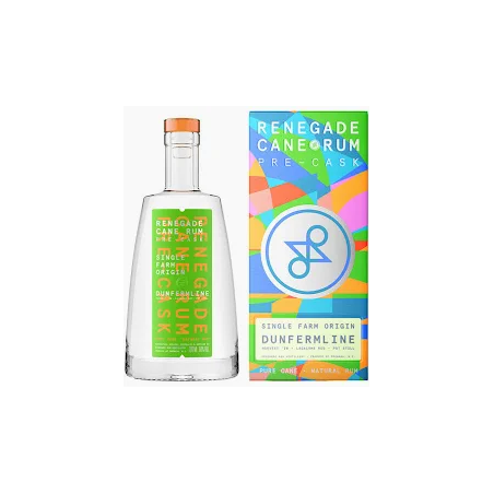 RENEGADE CANE RUM - RHUM BLANC - DUNFERMLINE POT STILL - 50% - 70CL