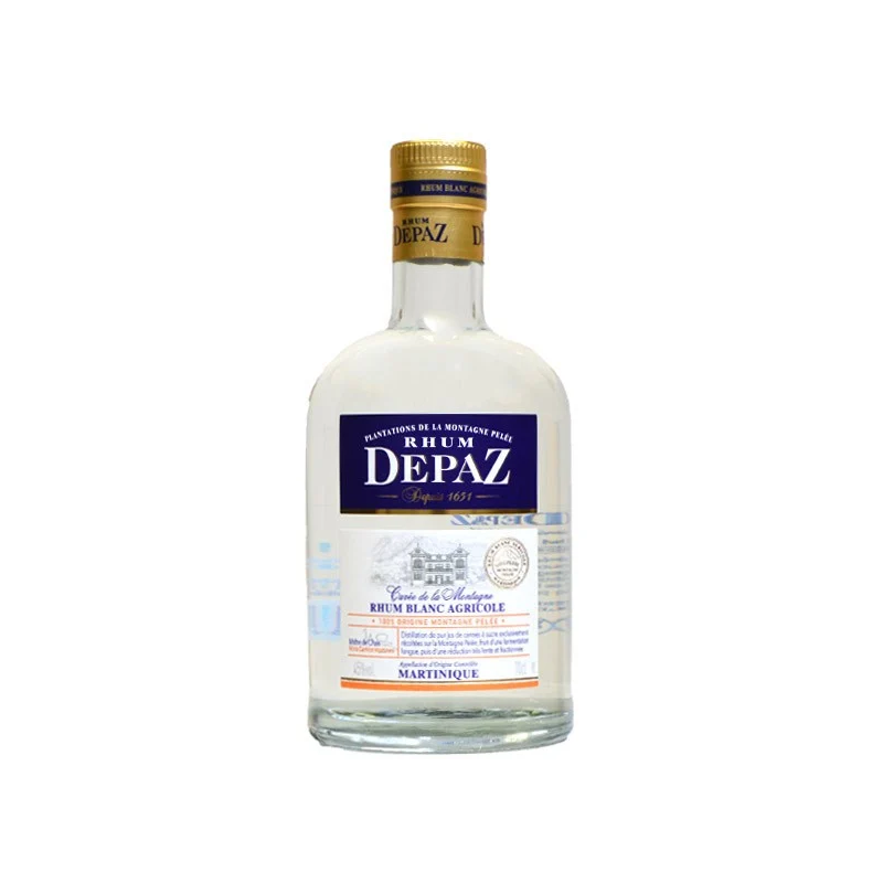DEPAZ - RHUM BLANC - CUVÉE DE LA MONTAGNE - 45% - 70CL