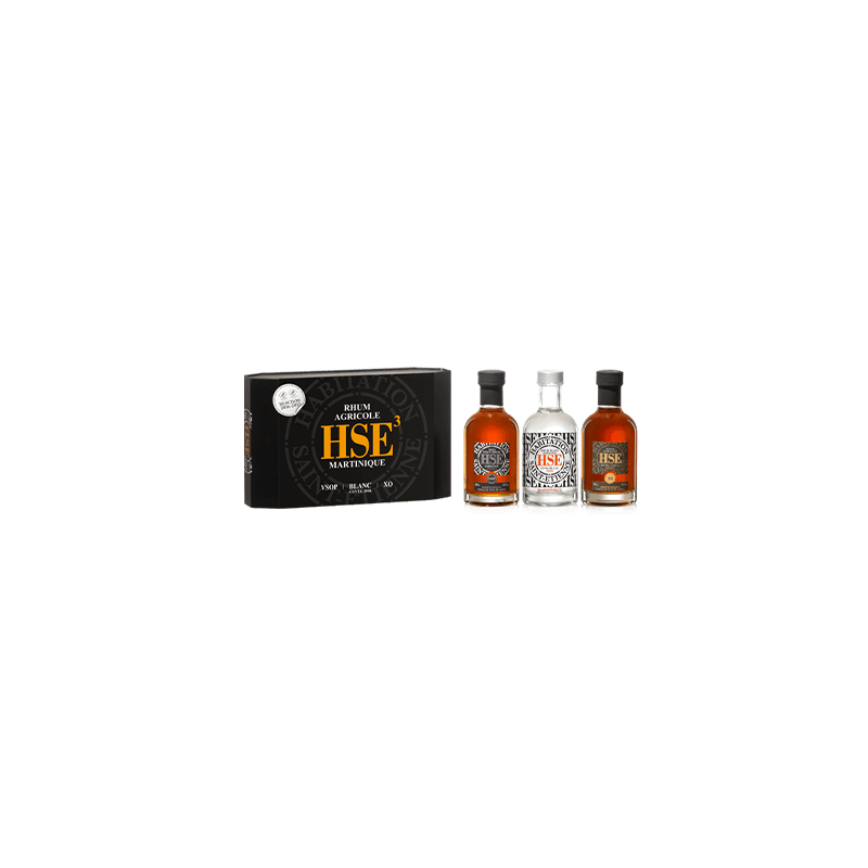 HSE - COFFRET 3X20CL VIEUX ET BLANC - 46% - 60CL HSE - COFFRET 3X20CL VIEUX ET BLANC - 46% - 60CL