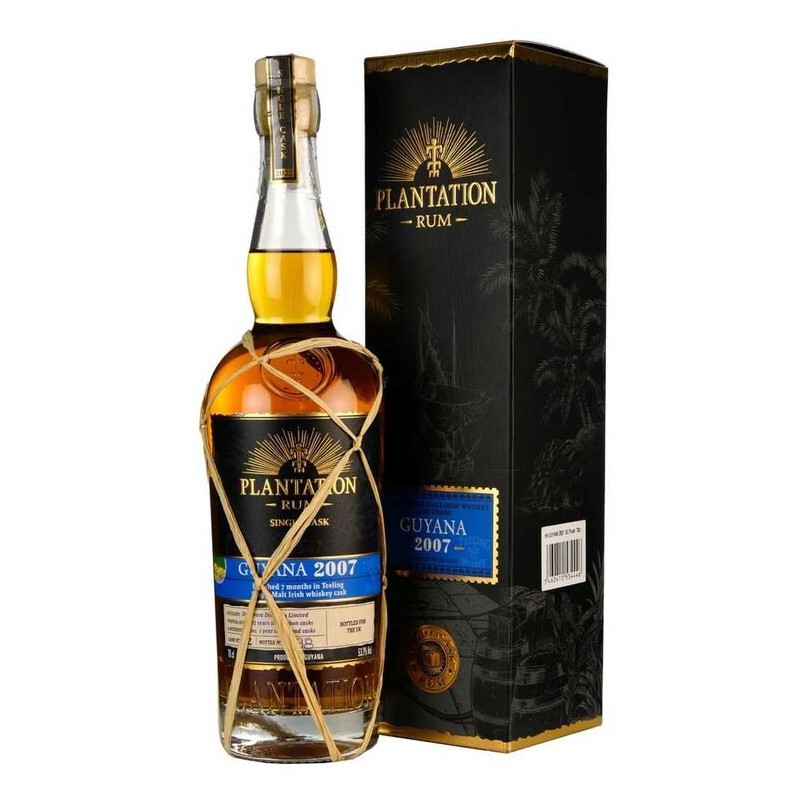 PLANTATION - GUYANA - SINGLE CASK - 2007 - 15 ANS - TEELING FINISH - 53,6% - 70CL PLANTATION - GUYANA - SINGLE CASK - 2007 - 15 ANS - TEELING FINISH - 53,6% - 70CL
