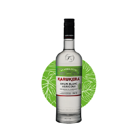 KARUKERA - RHUM BLANC - VERTISOLS 55% - 70CL