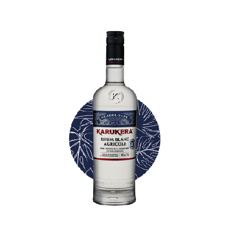 KARUKERA - RHUM BLANC - VERTISOLS 40% - 70CL