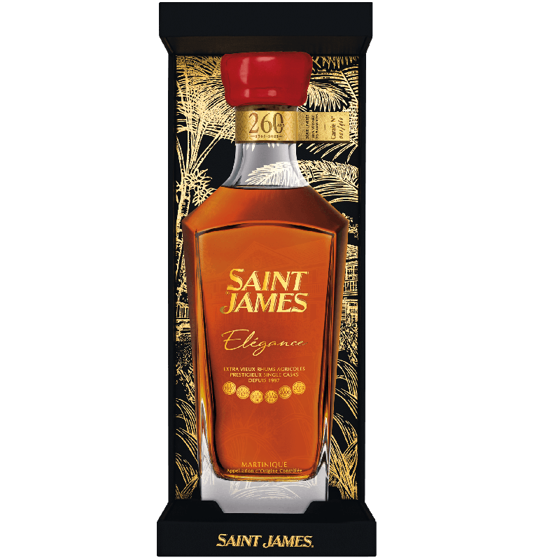 SAINT JAMES - RHUM VIEUX - ELÉGANCE - 260 ANS - 43,5% - 70CL SAINT JAMES - RHUM VIEUX - ELÉGANCE - 260 ANS - 43,5% - 70CL