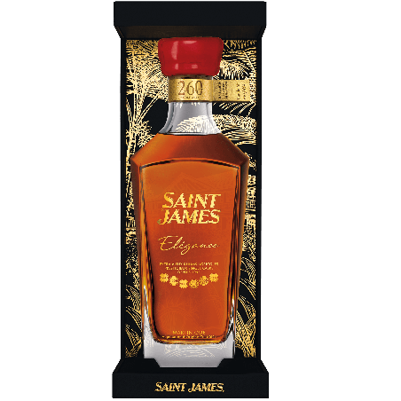 SAINT JAMES - RHUM VIEUX - ELÉGANCE - 260 ANS - 43,5% - 70CL