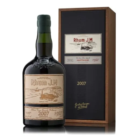 RHUM J.M - RHUM VIEUX - 2007 - 15 ANS - 43,5% - 70CL