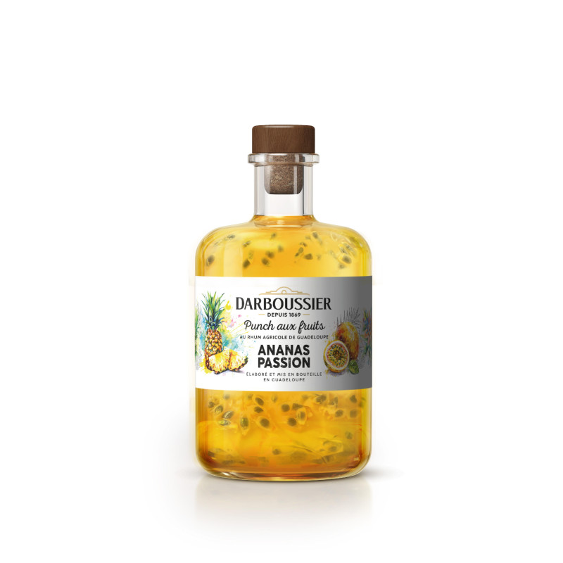 DARBOUSSIER - PUNCH AUX FRUITS - ANANAS PASSION - 18% - 70CL DARBOUSSIER - PUNCH AUX FRUITS - ANANAS PASSION - 18% - 70CL