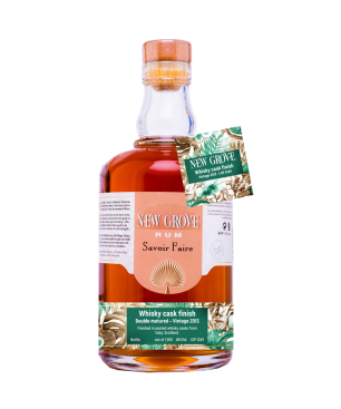 NEW GROVE - SAVOIR FAIRE - ISLAY PEATED WHISKY CASK FINISH - 46% - 70CL
