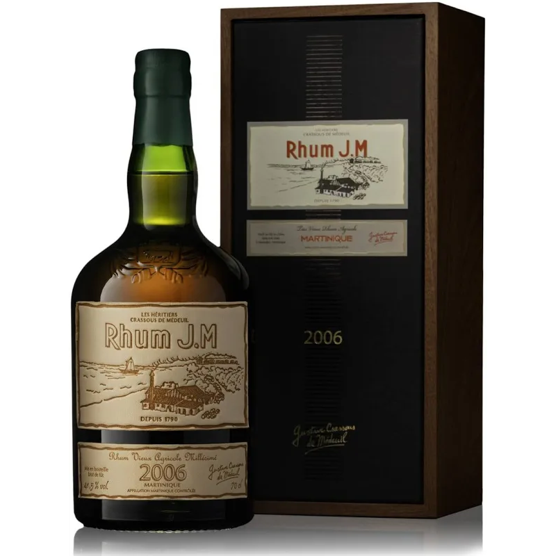 RHUM J.M - RHUM VIEUX - 2006 - 15 ANS - 41,5% - 70CL RHUM J.M - RHUM VIEUX - 2006 - 15 ANS - 41,5% - 70CL