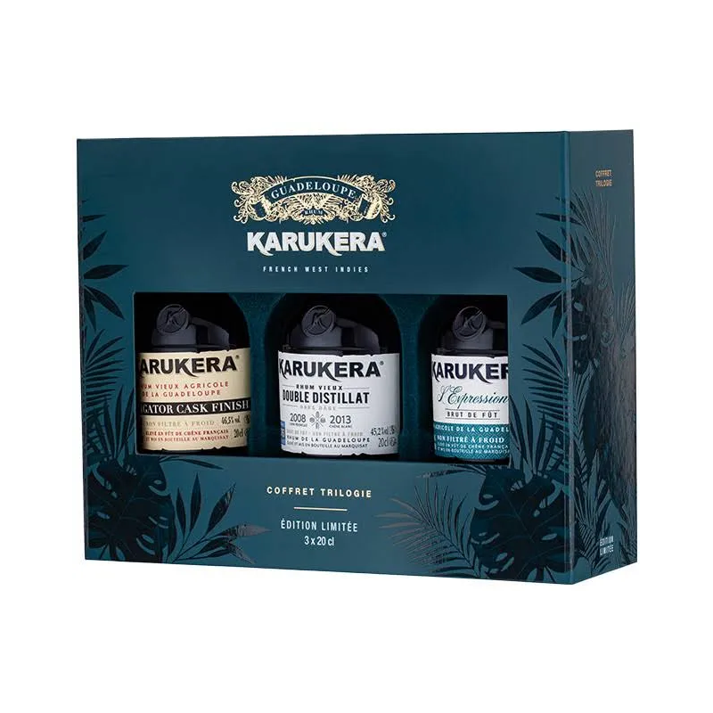 KARUKERA - COFFRET TRILOGIE BRUT DE FUT - 3X20CL KARUKERA - COFFRET TRILOGIE BRUT DE FUT - 3X20CL