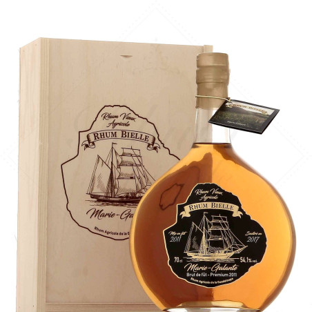 BIELLE - RHUM VIEUX - GOÉLETTE BRUT DE FÛT - PREMIUM 2011 - 54,1% - 70CL