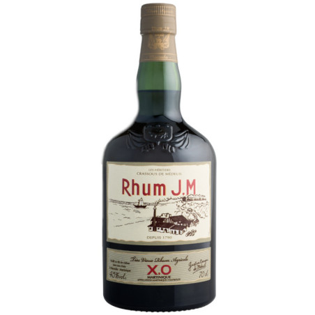 RHUM J.M - RHUM VIEUX - XO - 45% - 70CL