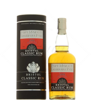 BRISTOL - PORT MOURANT DEMERARA RHUM - 2008 - 43% - 70CL