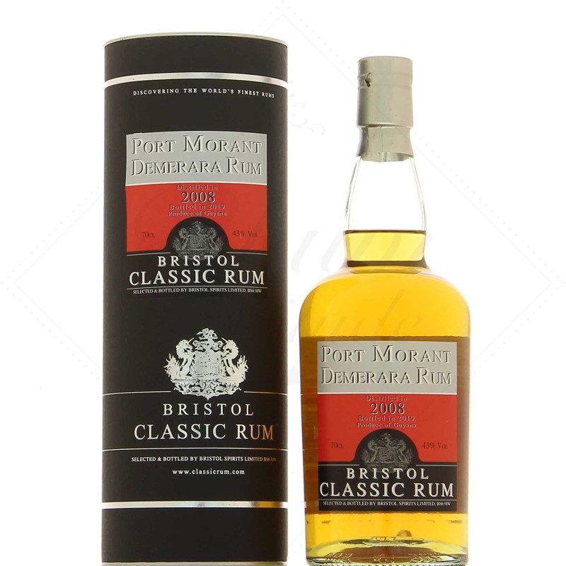 BRISTOL - PORT MOURANT DEMERARA RHUM - 2008 - 43% - 70CL BRISTOL - PORT MOURANT DEMERARA RHUM - 2008 - 43% - 70CL