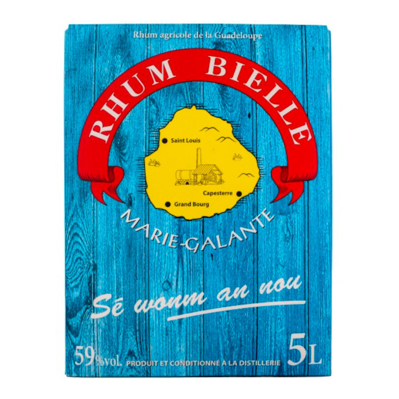 BIELLE - CUBI RHUM BLANC 59% - 5L BIELLE - CUBI RHUM BLANC 59% - 5L