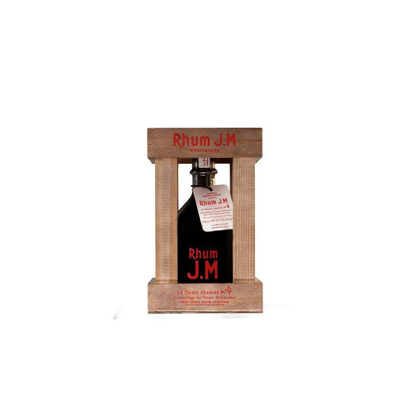 RHUM J.M - RHUM VIEUX - DAME JEANNE N°4 - 47,6% - 70CL RHUM J.M - RHUM VIEUX - DAME JEANNE N°4 - 47,6% - 70CL