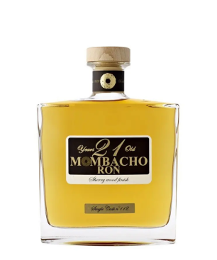 MOMBACHO RON - 21 ANS - SHERRY WOOD FINISH - 43% - 70CL