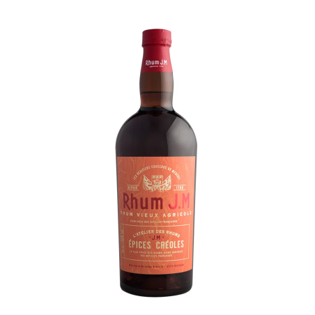 RHUM J.M - RHUM VIEUX - ÉPICES CRÉOLES - 46% - 70CL