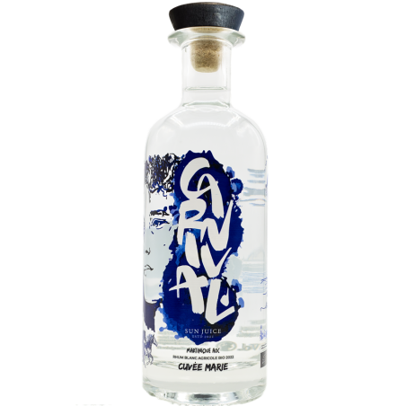 CARNIVAL SUN JUICE - RHUM BLANC - BIO - 2022 - CUVÉE MARIE - 53,5% - 70CL