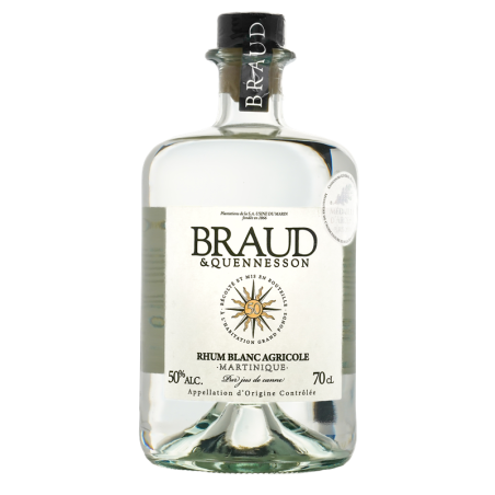 BRAUD & QUENNESSON - RHUM BLANC - 50% - 70CL