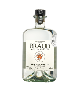 BRAUD & QUENNESSON - RHUM BLANC - 55% - 70CL