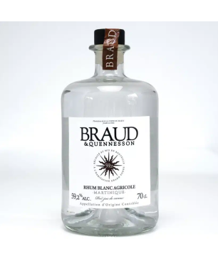 BRAUD & QUENNESSON - RHUM BLANC - 59,2% - 70CL