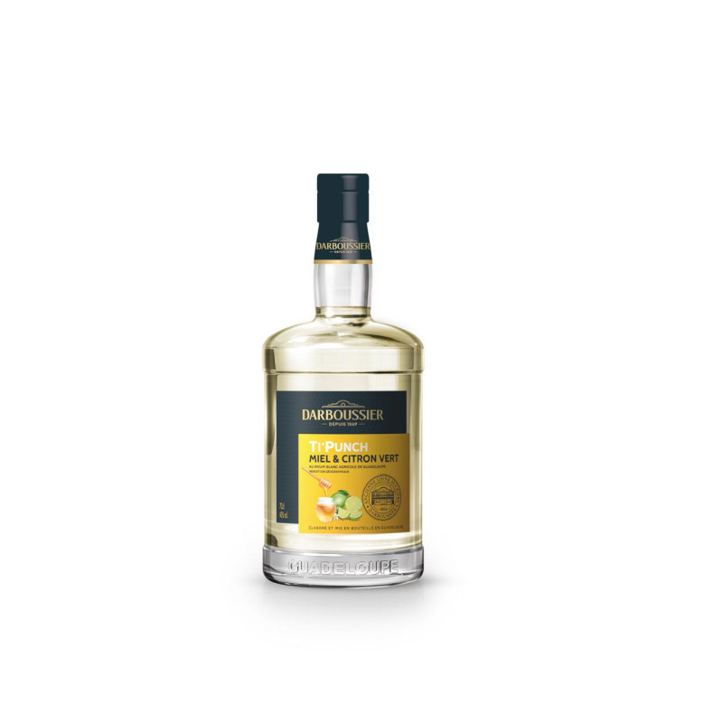 DARBOUSSIER - TI-PUNCH - MIEL & CITRON - 40% - 70CL DARBOUSSIER - TI-PUNCH - MIEL & CITRON - 40% - 70CL
