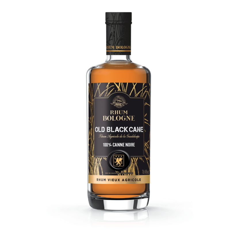 BOLOGNE - RHUM VIEUX - OLD BLACK CANE - 45% - 70CL BOLOGNE - RHUM VIEUX - OLD BLACK CANE - 45% - 70CL