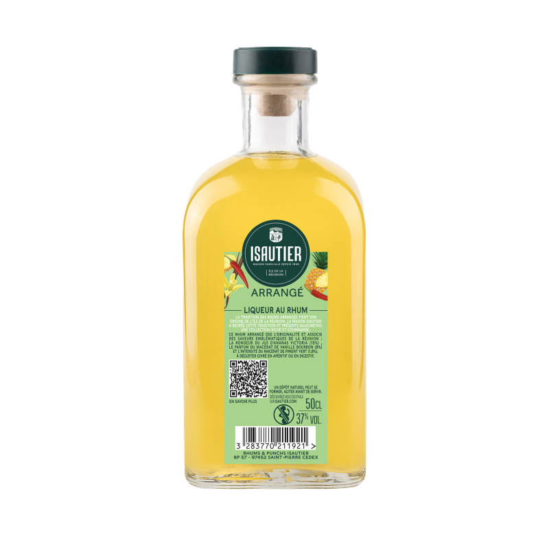 ISAUTIER - ARRANGÉ ANANAS VANILLE PIMENT - 37% - 50CL